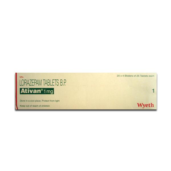 Ativan 1 mg Tablet (25 Tab) Wholesale Price for Pharmacies | RetailerShakti