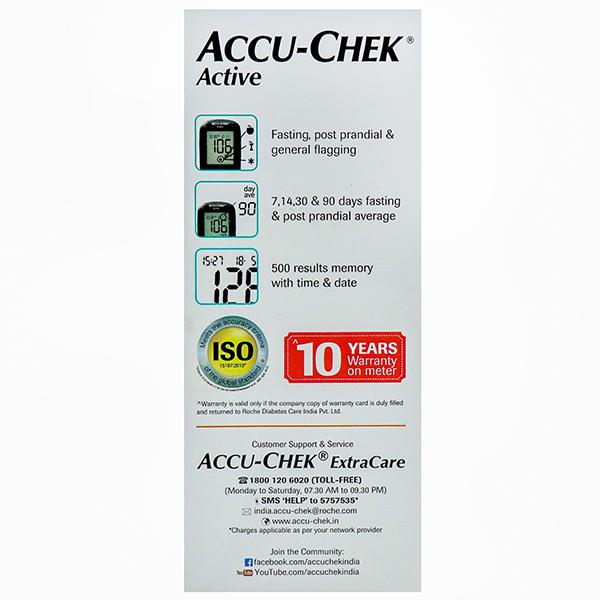 Wholesale Accu Chek Active Glucose Monitoring System (Free 1 vial Of 10 Test Strip) Online