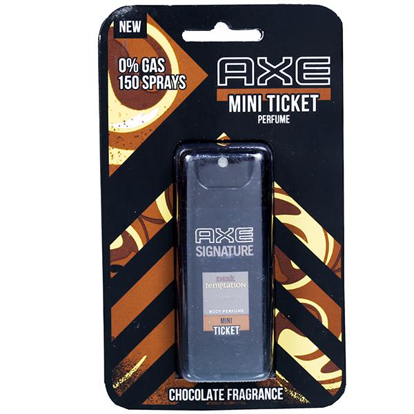 Wholesale Axe Signature Dark Temptation Mini Ticket Body Perfume 10 ml