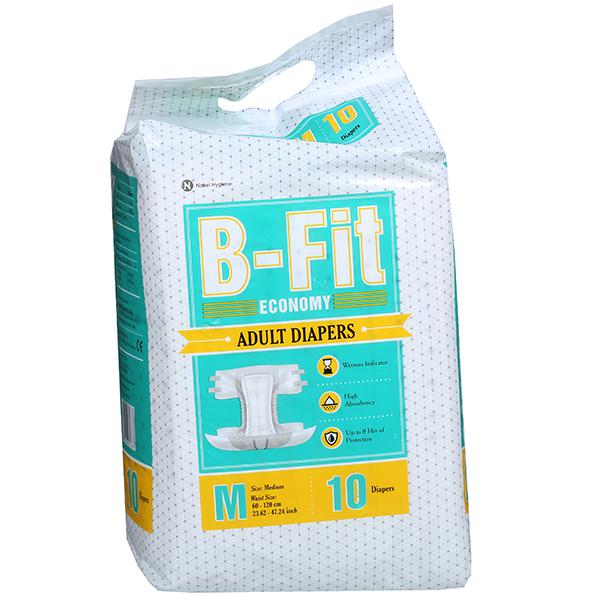 Wholesale B Fit Economy Adult Diapers M (60 120 cm) (Pack Of 10