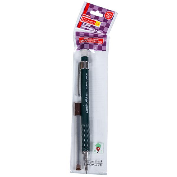 Buy Camlin Klick Pen Pencil 0.9 mm (Free A Tube of 3 Leads) in