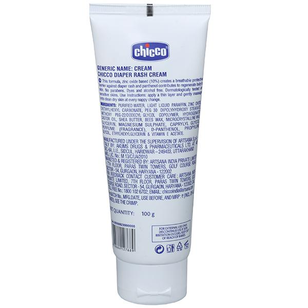 Buy Chicco Baby Moments Diaper Rash Cream 0+ Months CH88230 100 g in