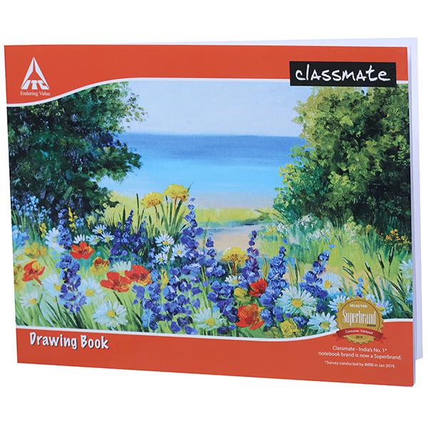 Buy Classmate Drawing Book Unruled (22 cm x 28 cm) 60 Pages in