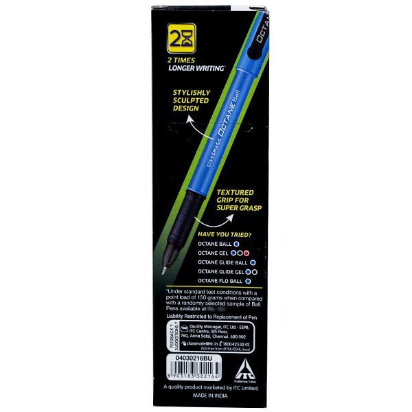 Buy Classmate Octane Black Ball Pen (04030216BU) in Wholesale Price