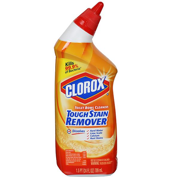 Buy Clorox Toilet Bowl Cleaner Tough Stain Remover 709 ml in Wholesale