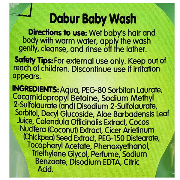 Buy Dabur Baby Wash Gentle Nourishing Enriched With Ayurvedic Herbs 500 ml in Wholesale Price