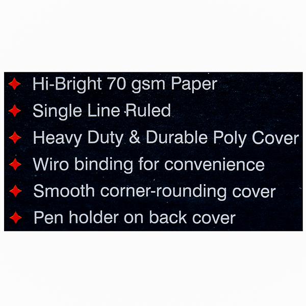 Buy Doms Single Line 1 Subject Spiral Student Exercise Notebook (25 x