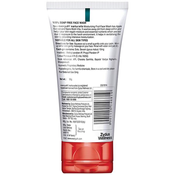Buy Everyuth Naturals Moisturizing Fruit Face Wash 50 g in Wholesale
