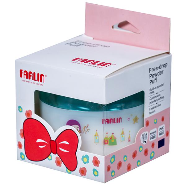 Farlin Free-drop Powder Puff BF-170B White & Blue