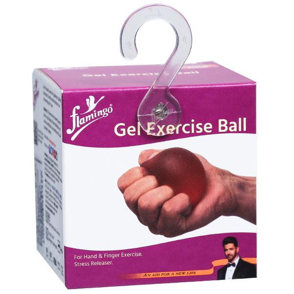 Flamingo Gel Exercise Ball Hard Blue Universal
