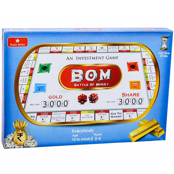 Folks Work BOM-Battle of Money Investment Board Game FW100001
