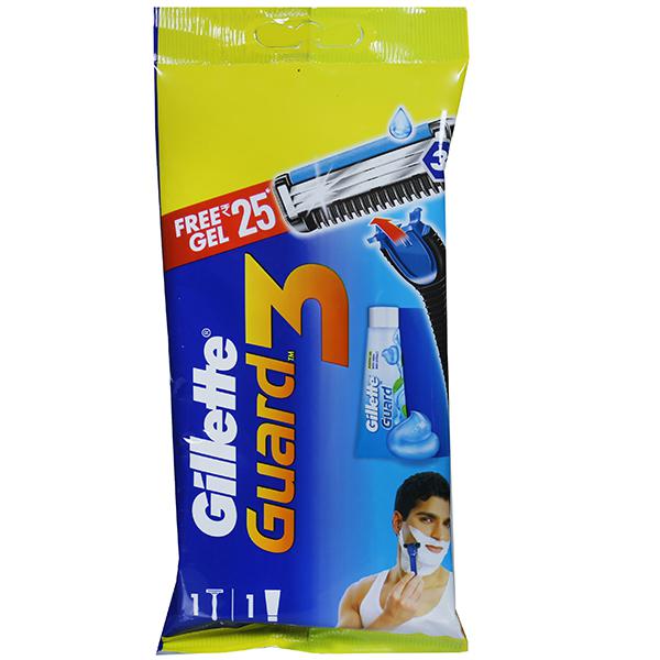 Buy Gillette Guard 3 Razor (Free Gillette Guard Shaving Gel Rs 25)) in Wholesale Price Online