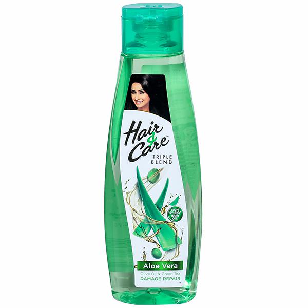 Hair & Care Triple Blend Aloe Vera Olive Oil & Green Tea Damage Repair Hair Oil 300 ml
