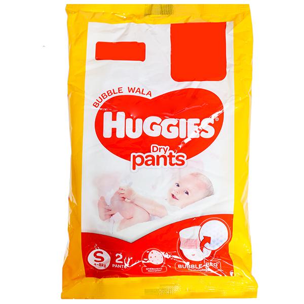 Huggies Dry Pants S (4 - 8 kg) Pack Of 2