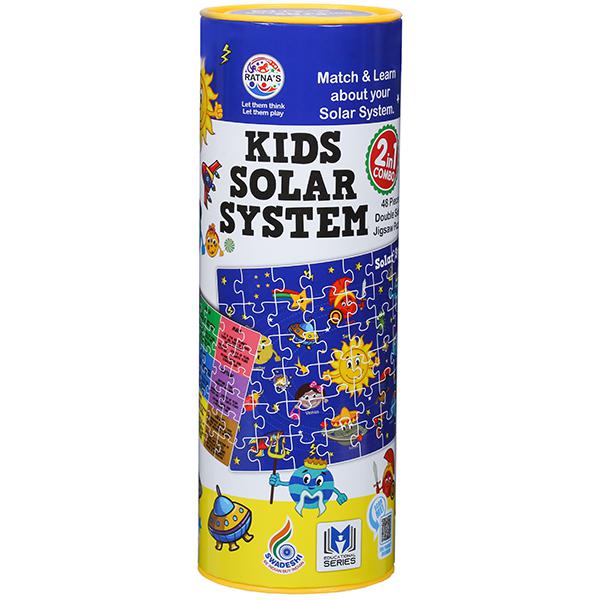 Jigsaw Puzzle Toy 2 in 1 Combo Kids Solar System 1581
