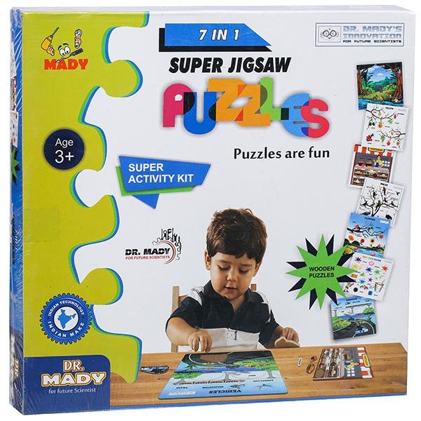 Jigsaw Puzzle Toy 7 in 1 MADY-1987 (31 cm x 31 cm x 5 cm)