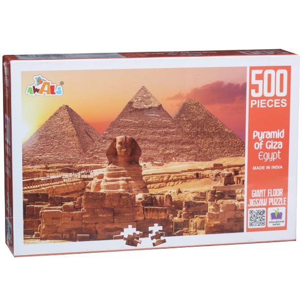Jigsaw Puzzle Toys & Games Pyramid of Giza Egypt JP500-2 (38 Inch x 26 Inch)