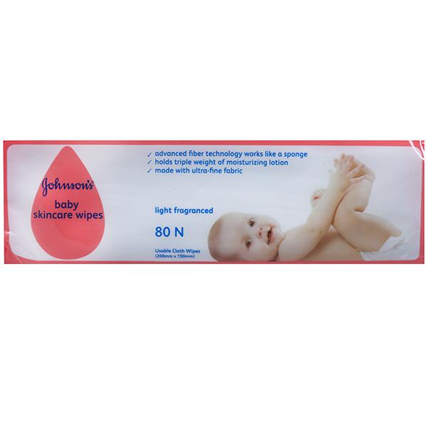 Buy Johnsons Baby Wipes (200 mm x 150 mm) Super Saver Pack Rs 60 Off