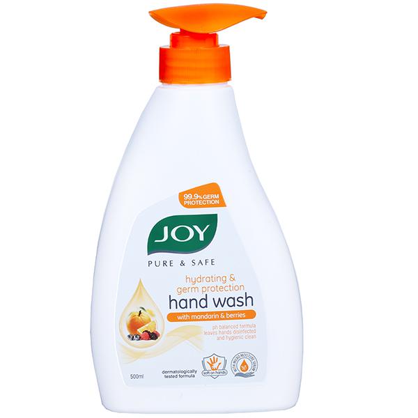 Joy Pure & Safe Hydrating & Germ Protection Hand Wash With Mandarin & Berries 500 ml