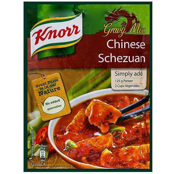 Buy Knorr Gravy Mix Chinese Schezuan 49 g in Wholesale Price Online