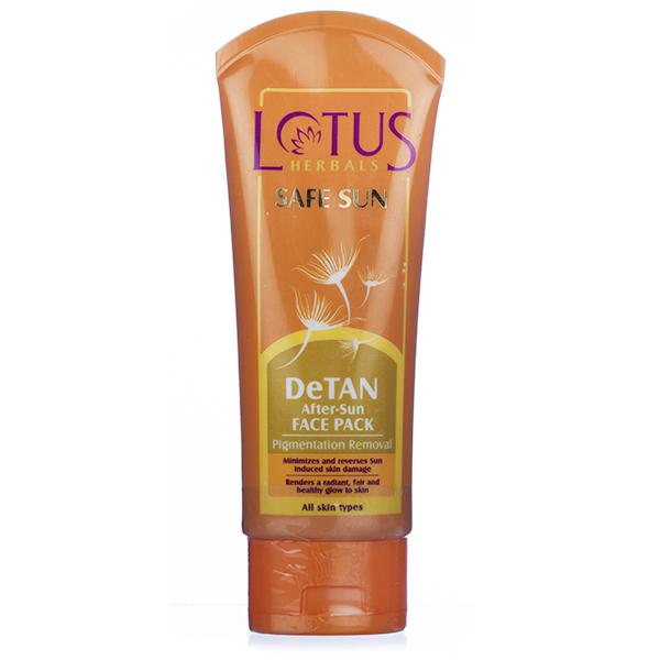 Lotus Herbals Safe Sun DeTan After Sun Face Pack 100 g