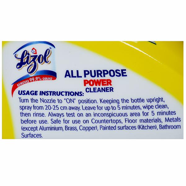 Buy Lizol All Purpose Cleaner Lemon Squeeze 450 ml in Wholesale Price Online B2B Retailershakti