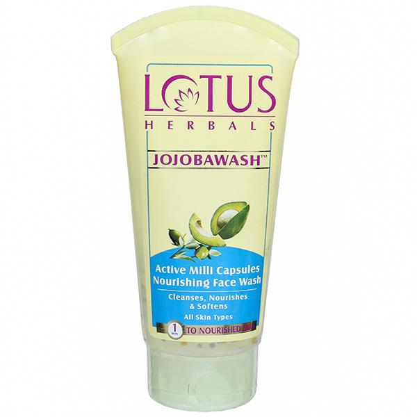 Lotus Herbals Jojobawash Active Milli Capsules Nourishing Face Wash 150 g