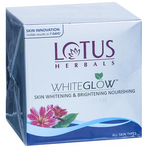 Lotus Herbals Whiteglow Skin Whitening & Brightening Nourishing Night Cream 60 g