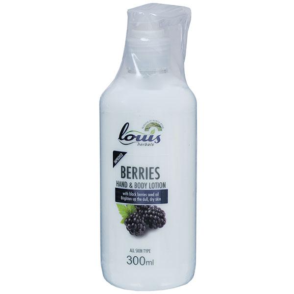 Buy Louis Herbals Berries Spf 15 Hand & Body Lotion 300 ml in Wholesale