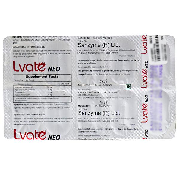 Lvate Neo Veg 10 Capsules