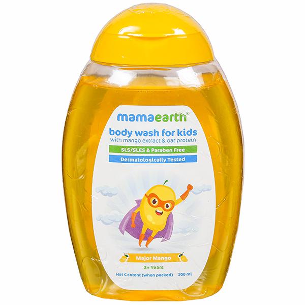 Buy Mamaearth Body Wash for Kids Major Mango 2+ Years 300 ml in