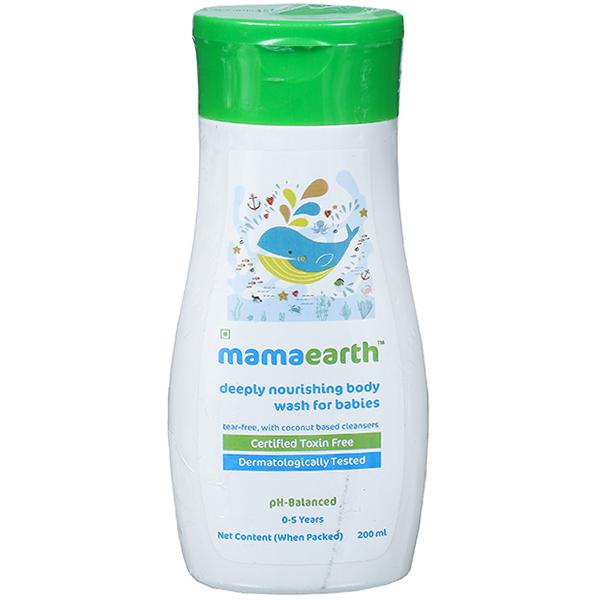 Mamaearth Deeply Nourishing Body Wash for Babies 0-5 Years 200 ml