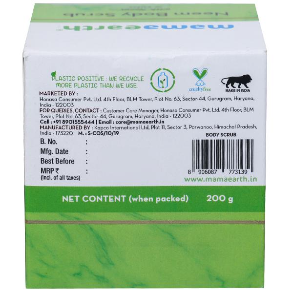 Buy Mamaearth Neem Body Scrub with Neem & Tulsi for Skin Purification