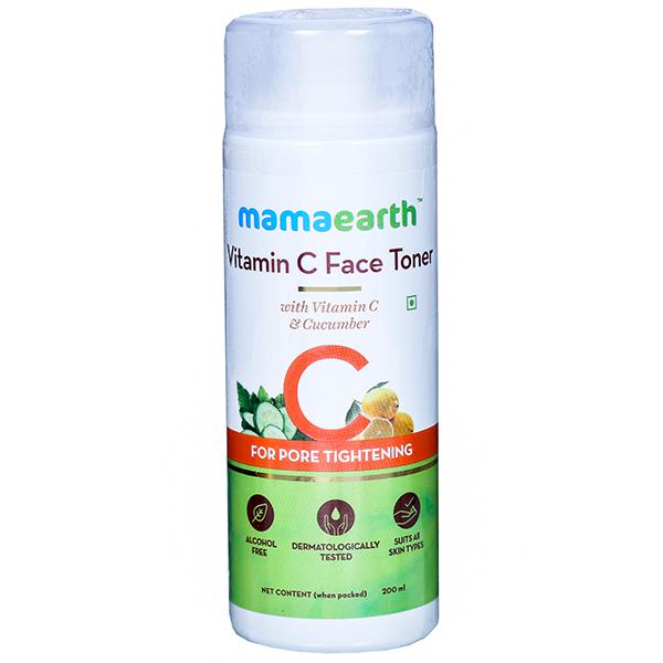 Mamaearth Vitamin C Face Toner With Vitamin C & Cucumber For Pore Tightening 200 ml