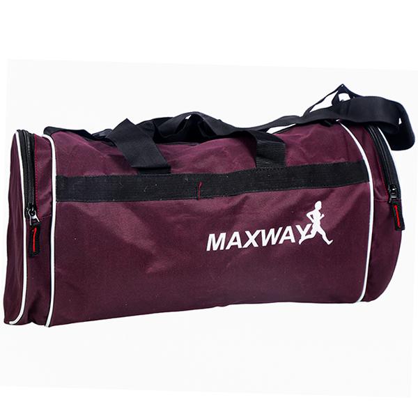 Maxway Gym Bag Model No.1 Maroon (9 x 19 x 9) Inch