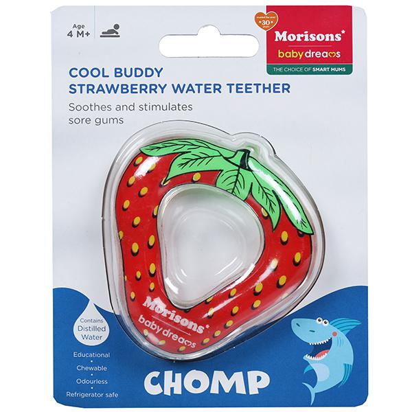 Morisons Cool Buddy Water Filled Toy Teether Strawberry