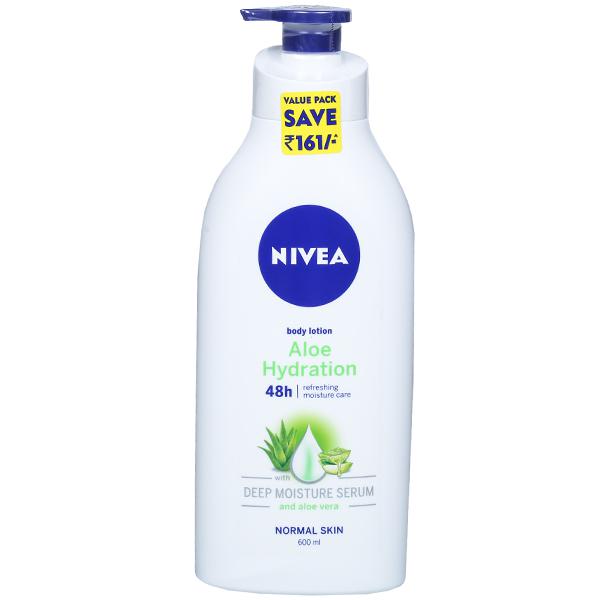 Buy Nivea Aloe Hydration Normal Skin Body Lotion (Value Pack Save Rs