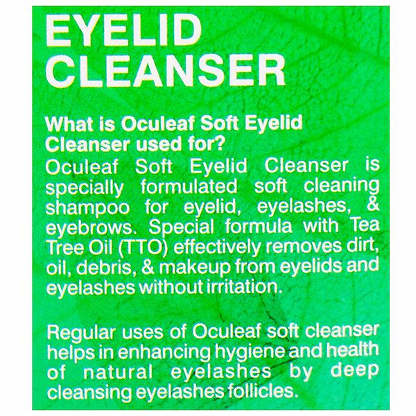 Buy Oculeaf Soft Eyelid Cleanser 125 ml in Wholesale Price Online B2B Retailershakti