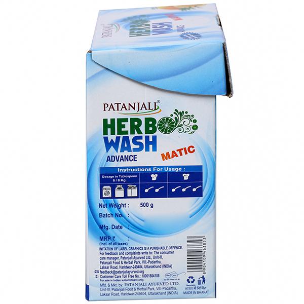 Buy Patanjali Herbo Wash Advance Matic Detergent Powder with Neem