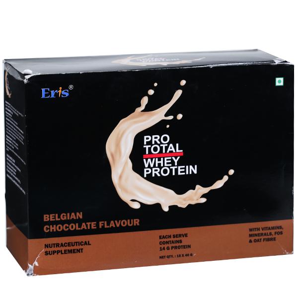 Buy Prototal Whey Protein Belgian Chocolate Flavour Powder 40 g in