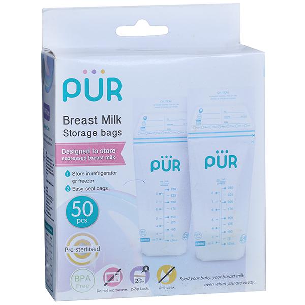 Pur Breast Milk Storage Bags 6204 Pack Of 50