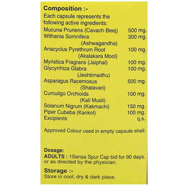 Buy Sensa Spur 30 Capsules in Wholesale Price Online B2B Retailershakti