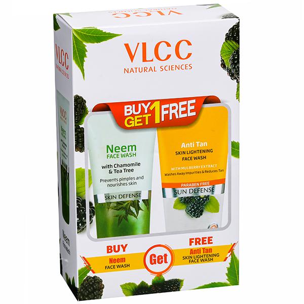 Vlcc Neem Face Wash (Free Anti Tan Skin Lightening Face Wash 150 g) 150 ml