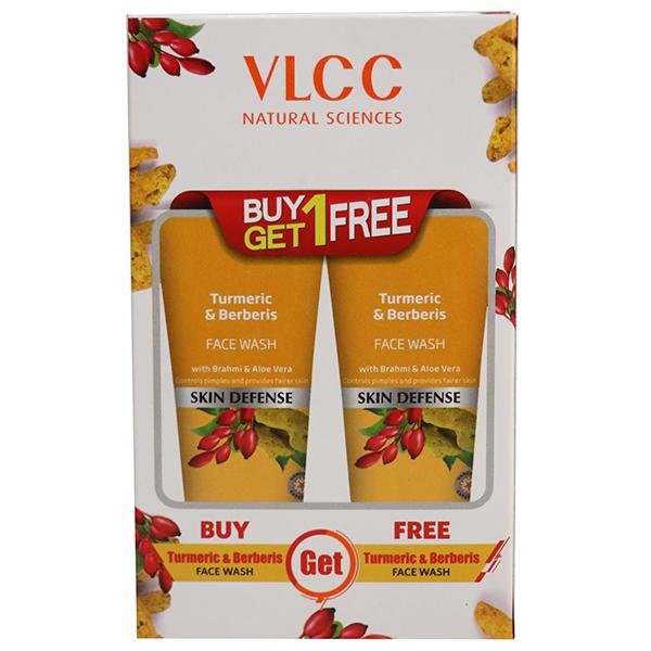 Vlcc Turmeric & Berberis Face Wash (Buy 1 Get 1 Free) 2 x 150 ml