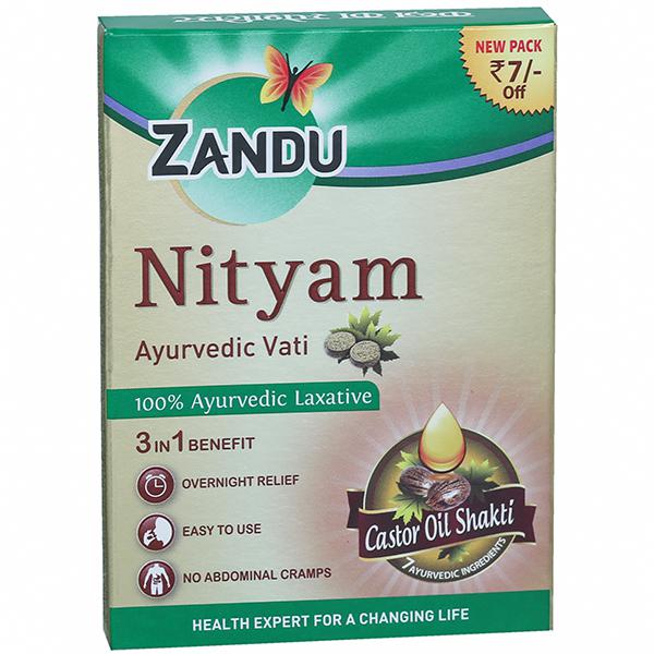 Buy Zandu Nityam Ayurvedic Vati (Rs.7/- Off) 10 Tablets in Wholesale ...